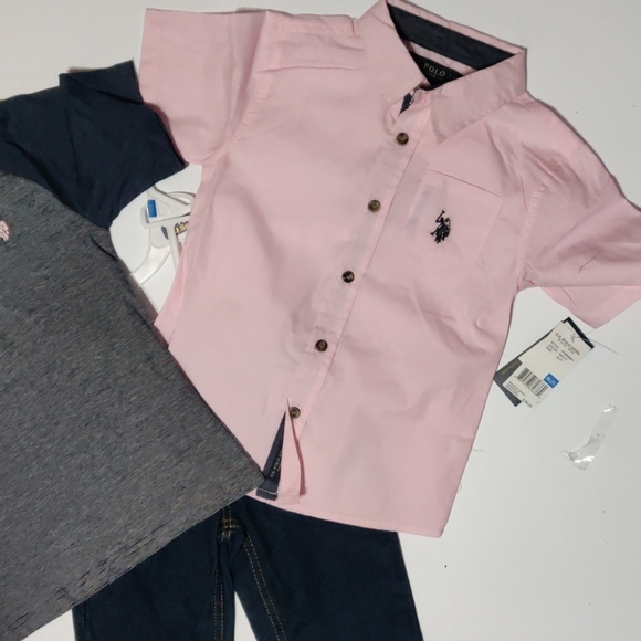 U.S. Polo ASSN. Boys set 3 piece - Picture 6 of 11